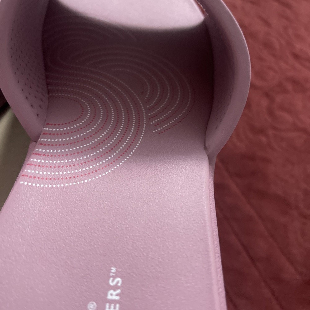 Clarks Womens 12 M Drift Twist Purple‎ Synthetic Casual Slides Sandals Shoes - Picture 5 of 14
